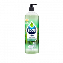 ECOS  (эвкалипт) - гель для мытья посуды "премиум качества" 1л.